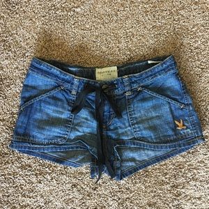 Denim Shorts, Medium Blue